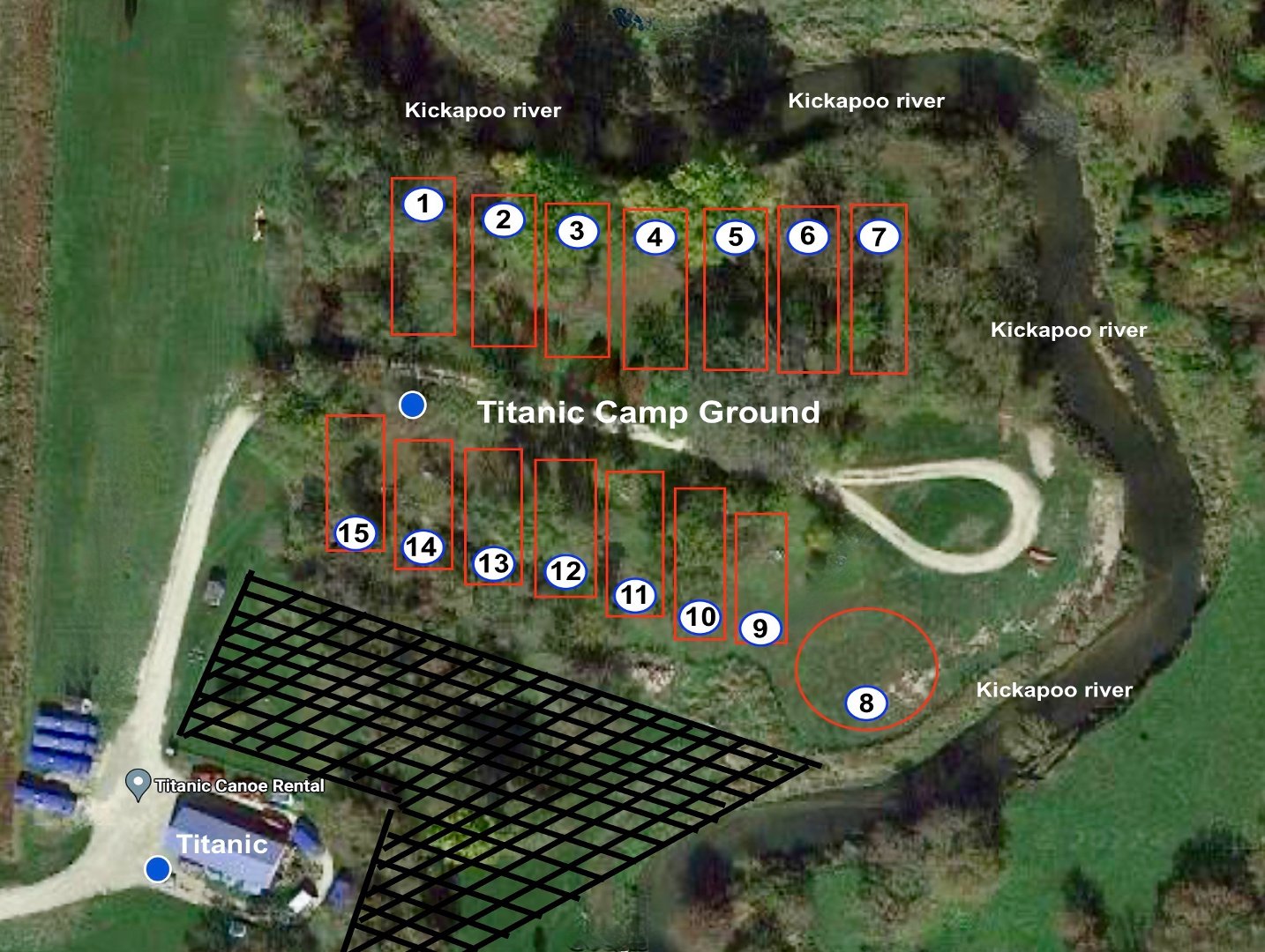 Titanic Canoe Camping Sites Titanic Canoe Rental