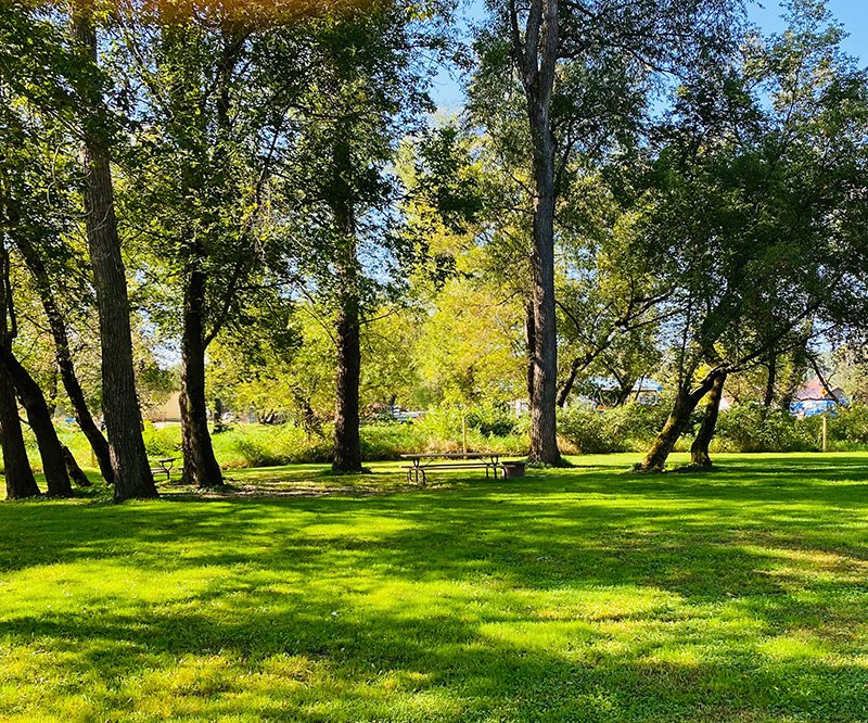 Camping at Titanic Canoe in Kickapoo, Wisconsin